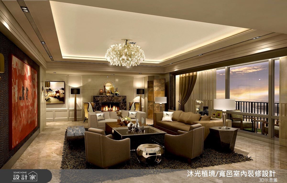 定制奢华新时尚，踏入496平风格大宅